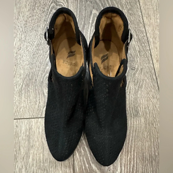 Fjord black shoe boots suede size 37 - Picture 2 of 5